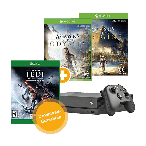 Microsoft Xbox One X + Assassins Creed Odyssey & Origins ...